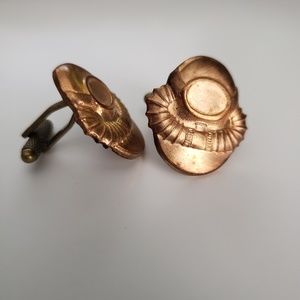 Copper Navy Diver Cufflink Cuff Links